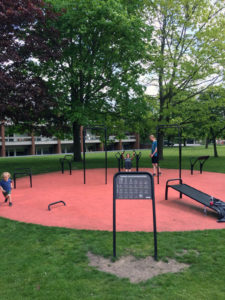Træningsområde i Åby Park