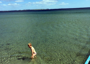 Ude og bade Bellevue strand