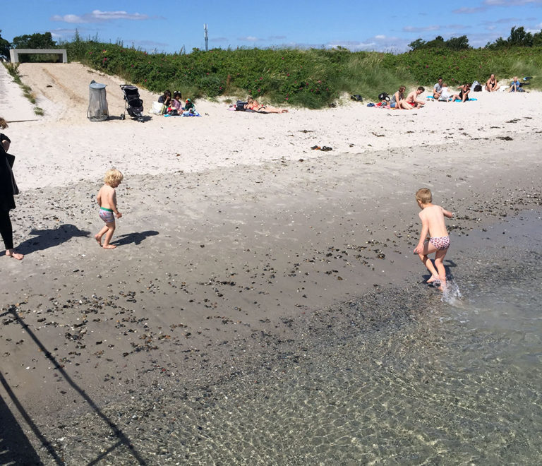 Bellevue strand i Risskov 2018