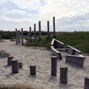 Skib på Åkrogens legeplads