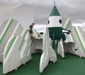 Raket legeplads i LEGO House