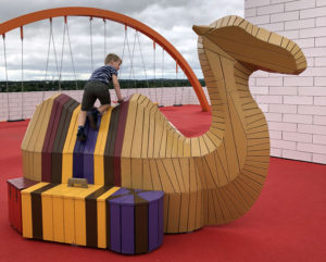 Udendørs legeplads LEGO house