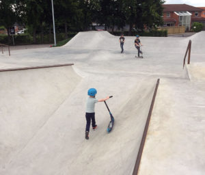 galten skatepark bakke