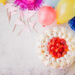 jordbærkage og fødselsdagsfest