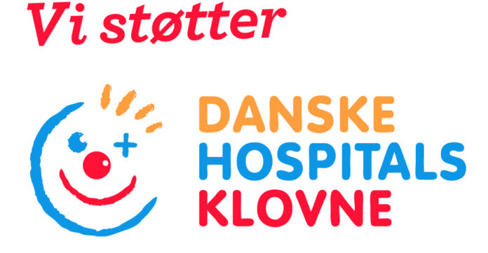 Vi støtter Danske Hospitals Klovne