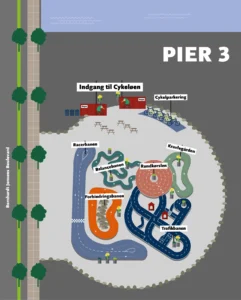 Cykellegeplads Aarhus på pier 3