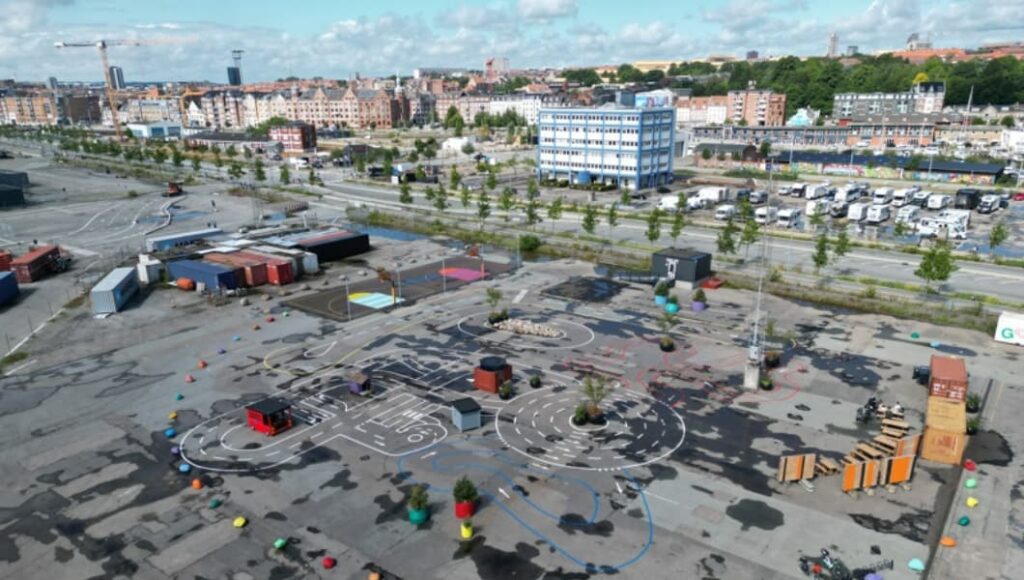 Cykel sjov på Pier 3 i Aarhus