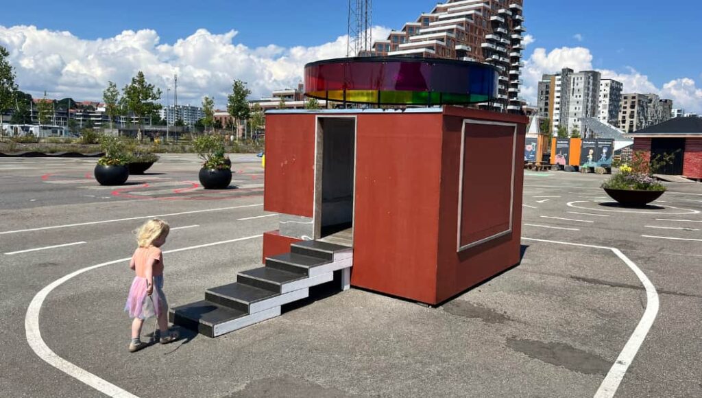 Cykelbanen på Aarhus ø