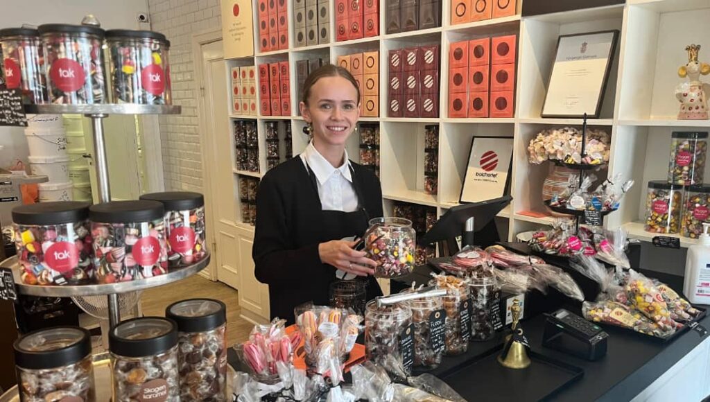 Bolcheriet i Løkkens gågade, stort og lækkert udvalg