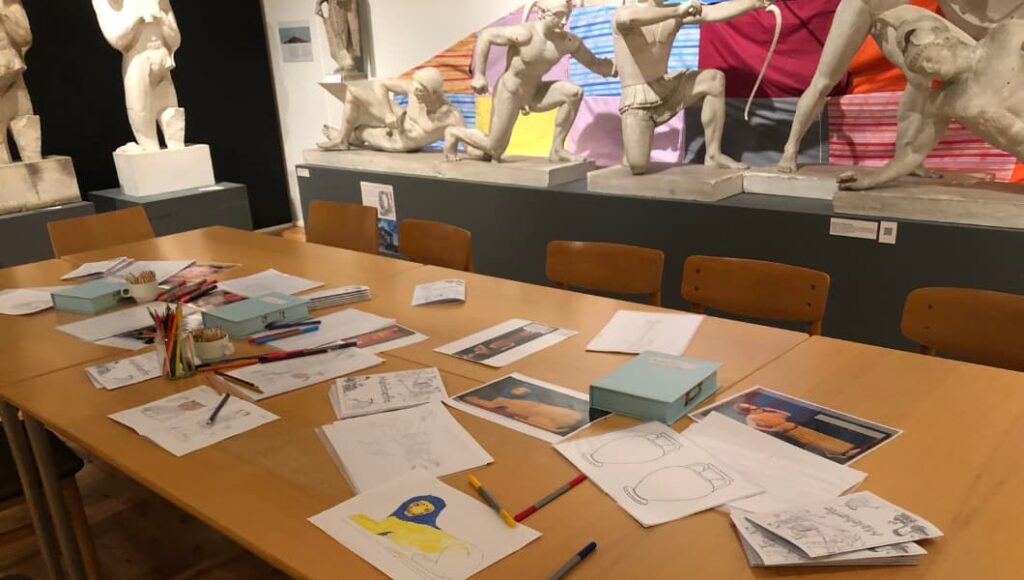 Eftersferie på Antik museet i universitets parken