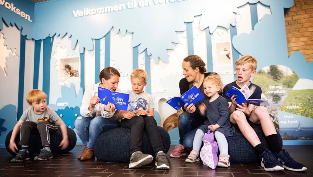 Højtlæsning på Naturhistorisk museum