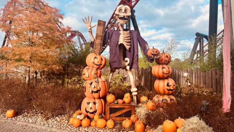 Efterårsferie i djurs sommerland, med masser af hygge, og varme