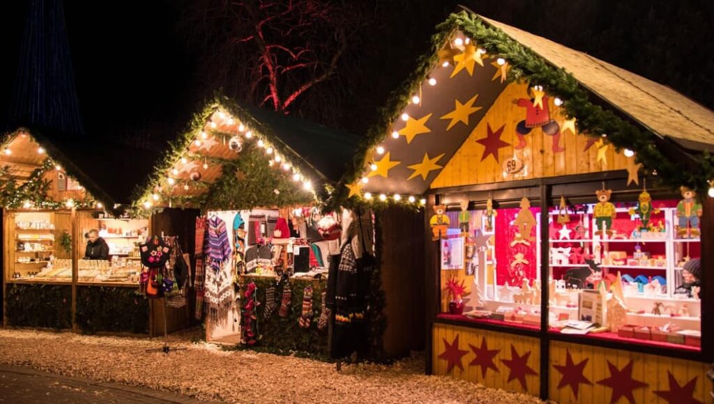 Udendørs julemarked