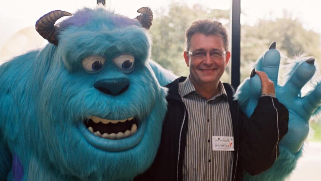 Stemme skruespilleren Lars Thiesgaard på besøg hos Pixar