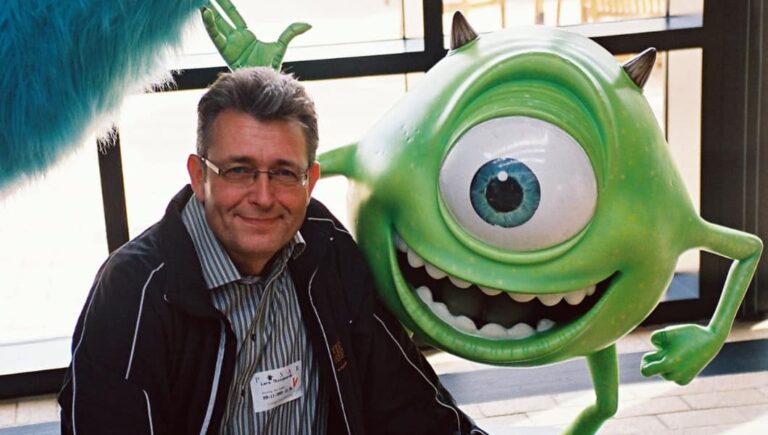 Lars Thiesgaard (privatfoto), fra hans besøg hos Pixar