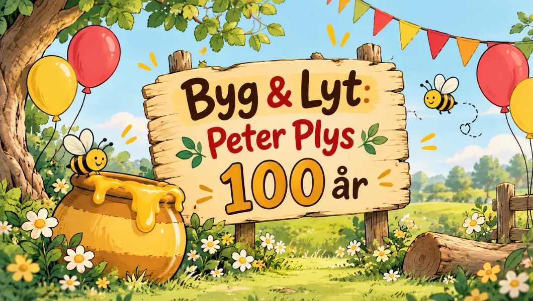 Byg og lyt med Peter Plys